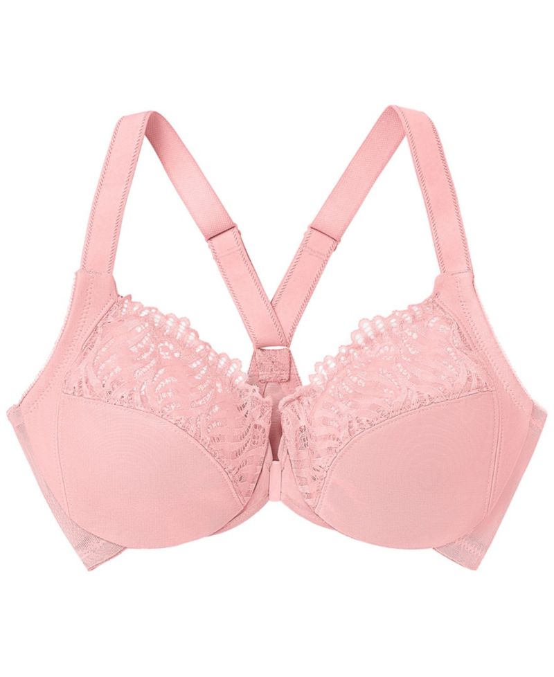 Women's Plus Size Wonder Wire Front Close T-Back Bra 1246