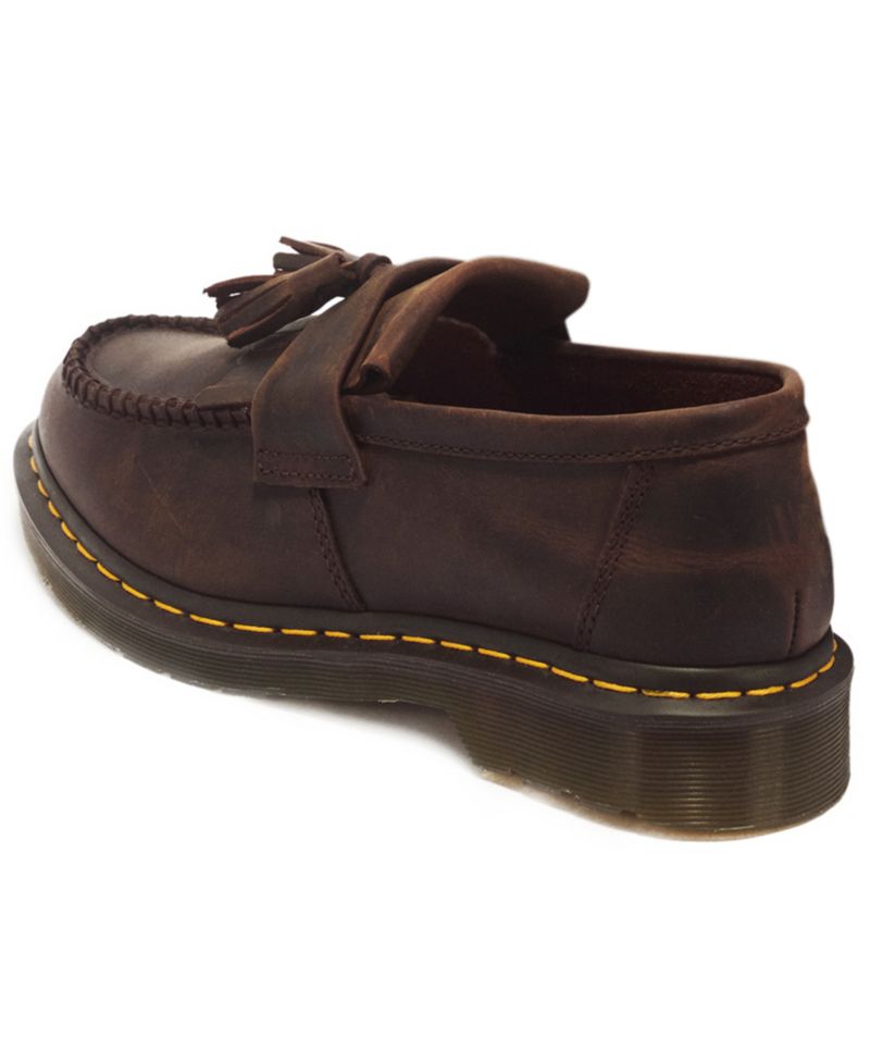 Men's Adrian Yellow Stitch Tassel Loafers