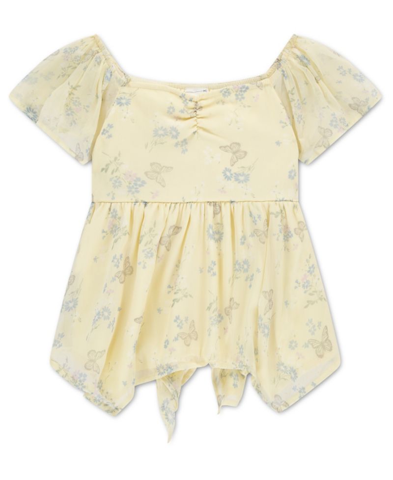 Girls' 5-16 Short-Sleeve Top