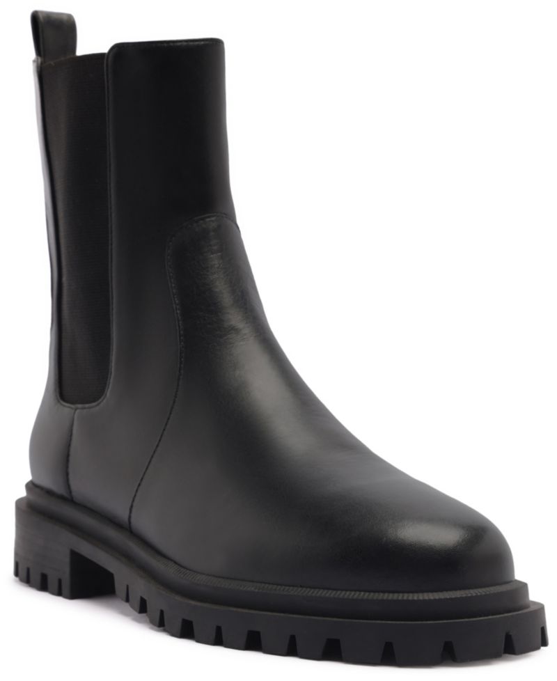 Women's Brandy Mid Block Heel Round Toe Booties