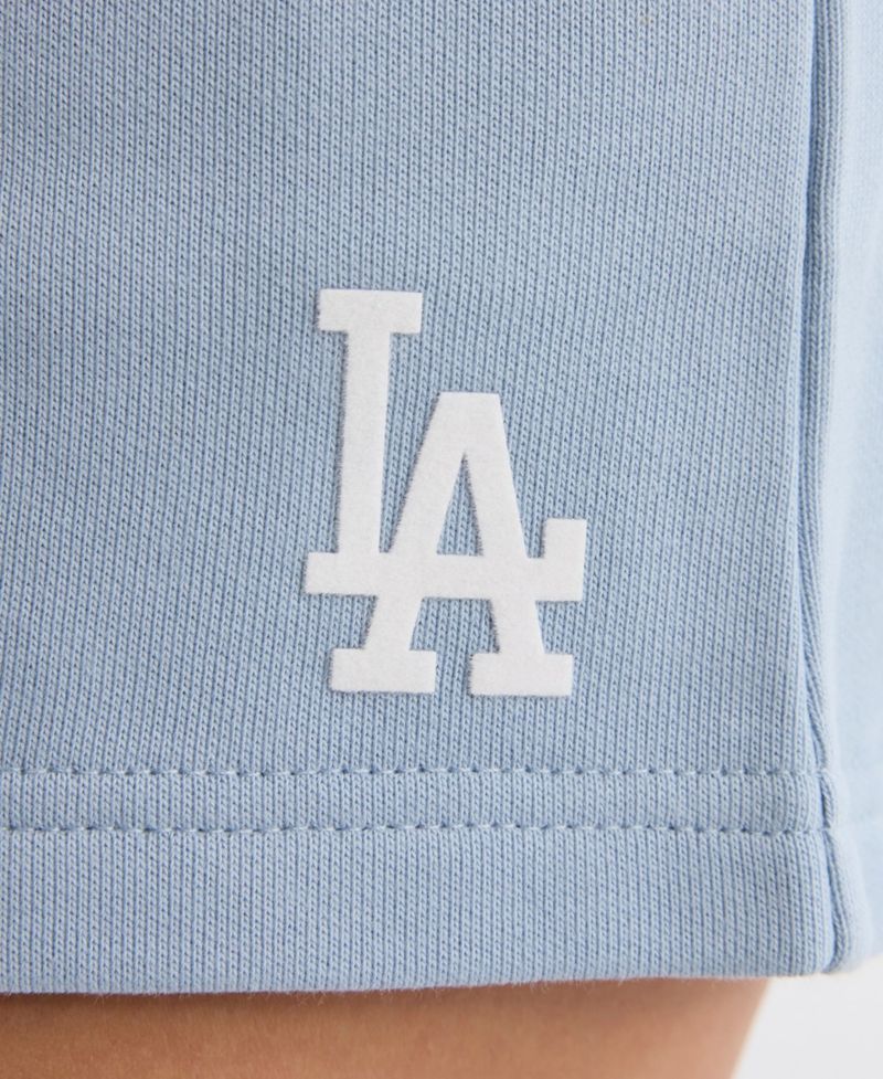 Women's Los Angeles Dodgers Iconic High-Rise Terry Track Shorts, 3" Inseam