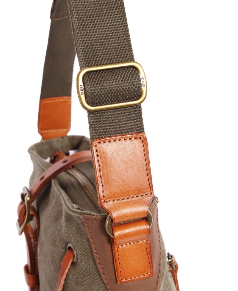 Redwood Canvas Crossbody Bag