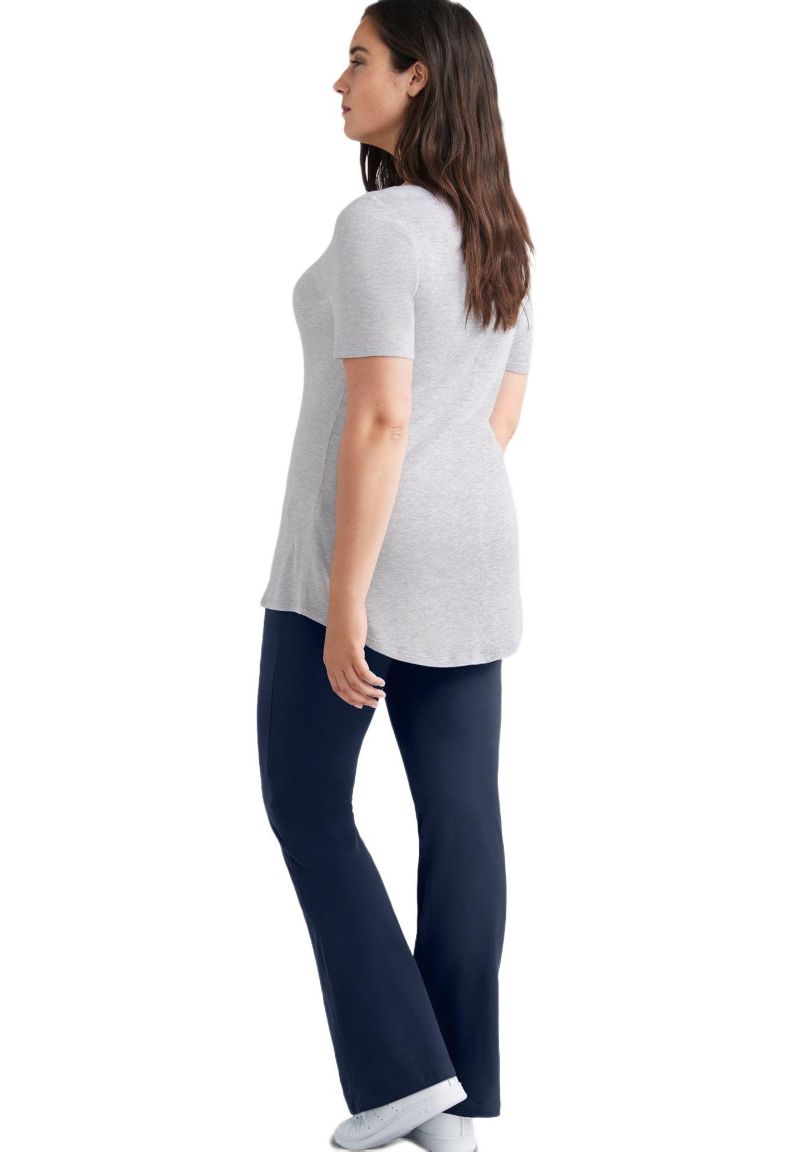 Plus Size Women's Knit Bootcut Leggings