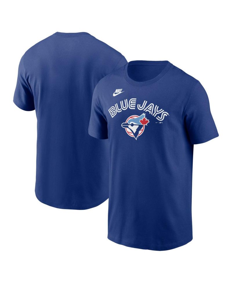 Men's Royal Toronto Blue Jays Cooperstown Wordmark T-Shirt