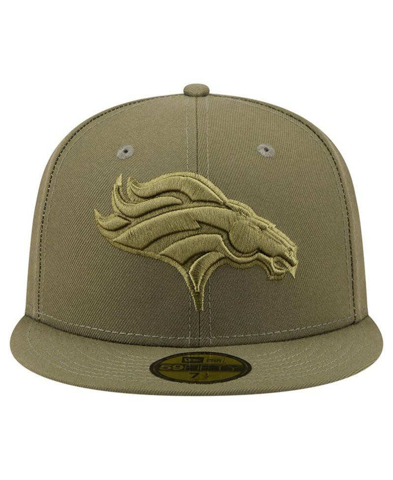 Men's Olive Denver Broncos Color Pack 59FIFTY Fitted Hat