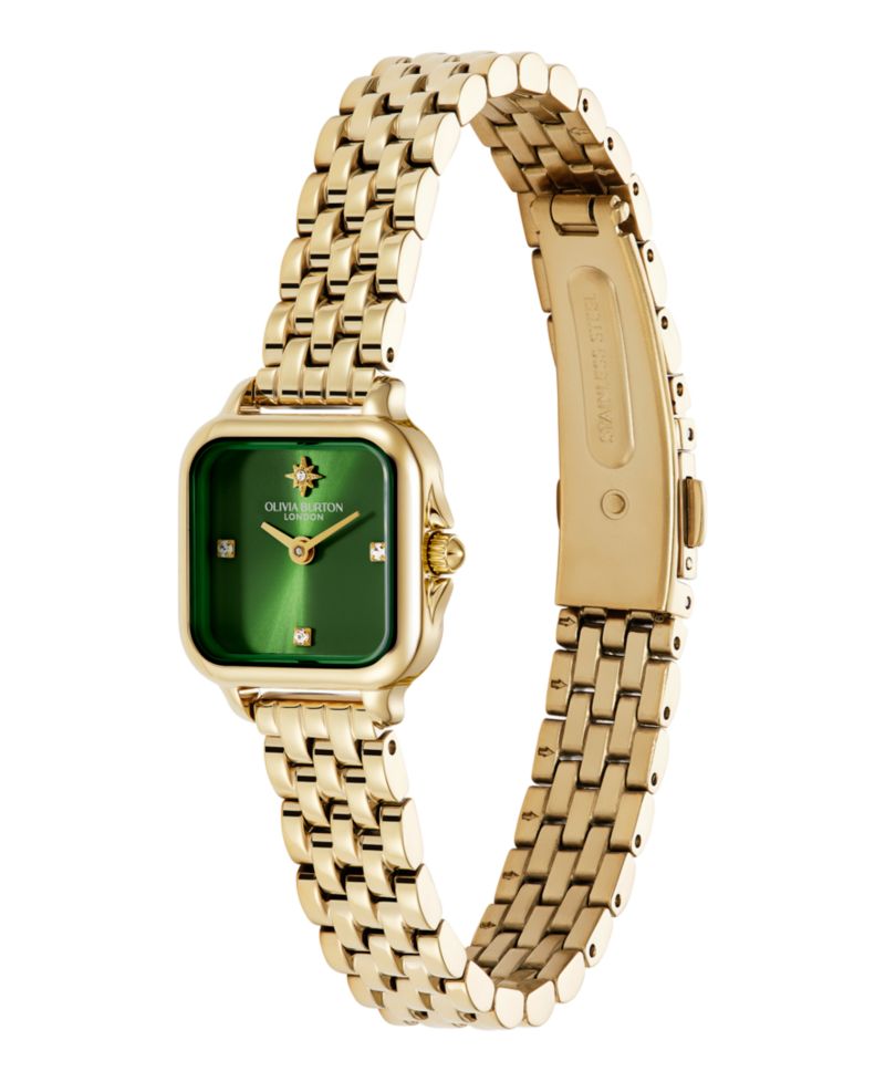 Women's Mini Grosvenor Gold Tone Stainless Steel Bracelet Watch, 20mm