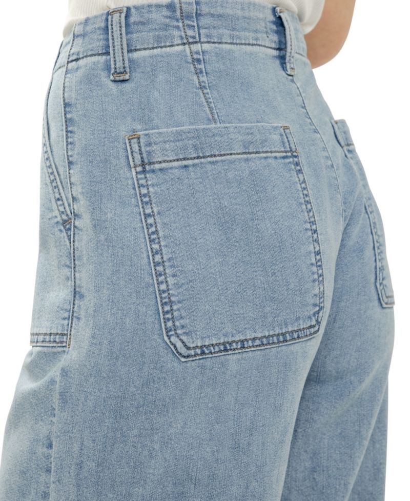 Women's Wide-Leg Knit Flex Jeans