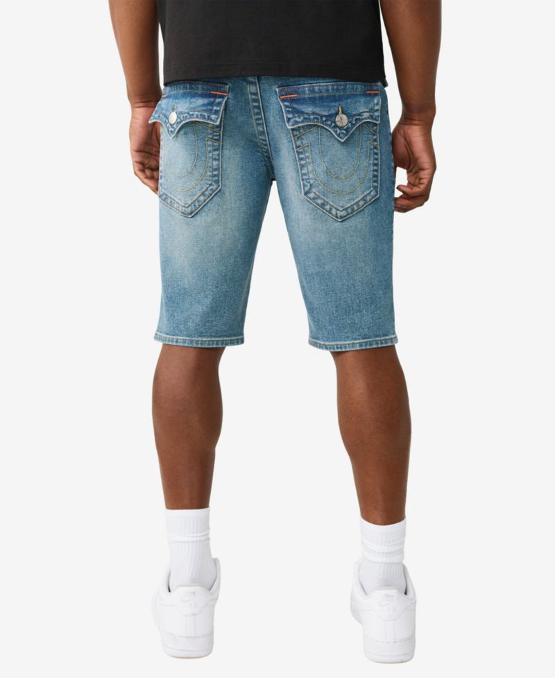 Men's Straight-Fit Ricky Single Needle Flap Shorts