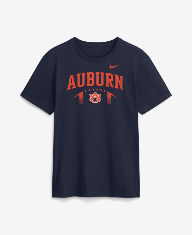Men's Auburn Tigers Auburn Primetime Football Icon Short-Sleeve Crewneck T-Shirt