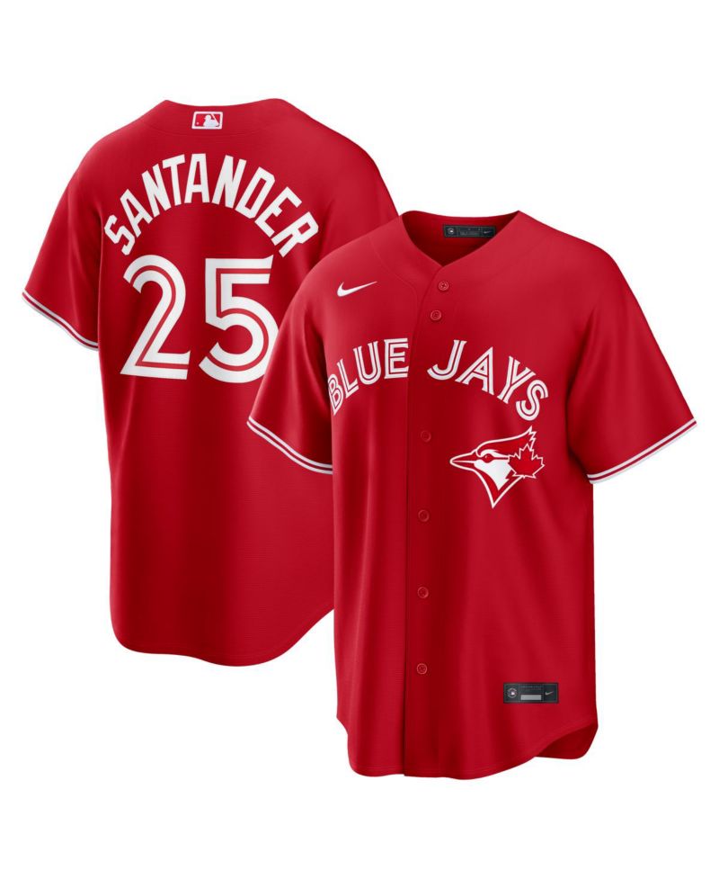 Men's Anthony Santander Red Toronto Blue Jays Canada Day Replica Jersey