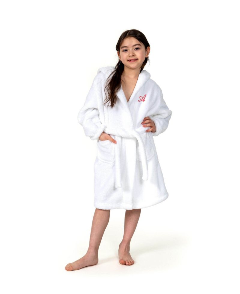 Personalized Kids Super Plush Hooded Bathrobe