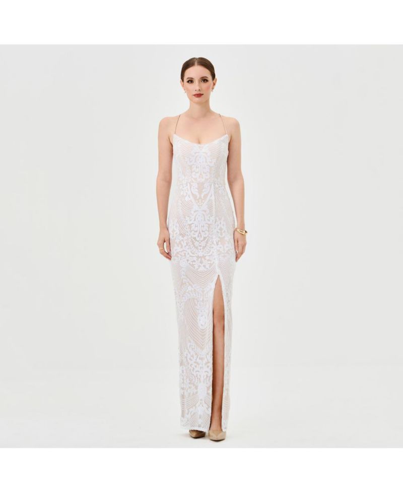 Women's Sera Strappy Back Sequin Gown