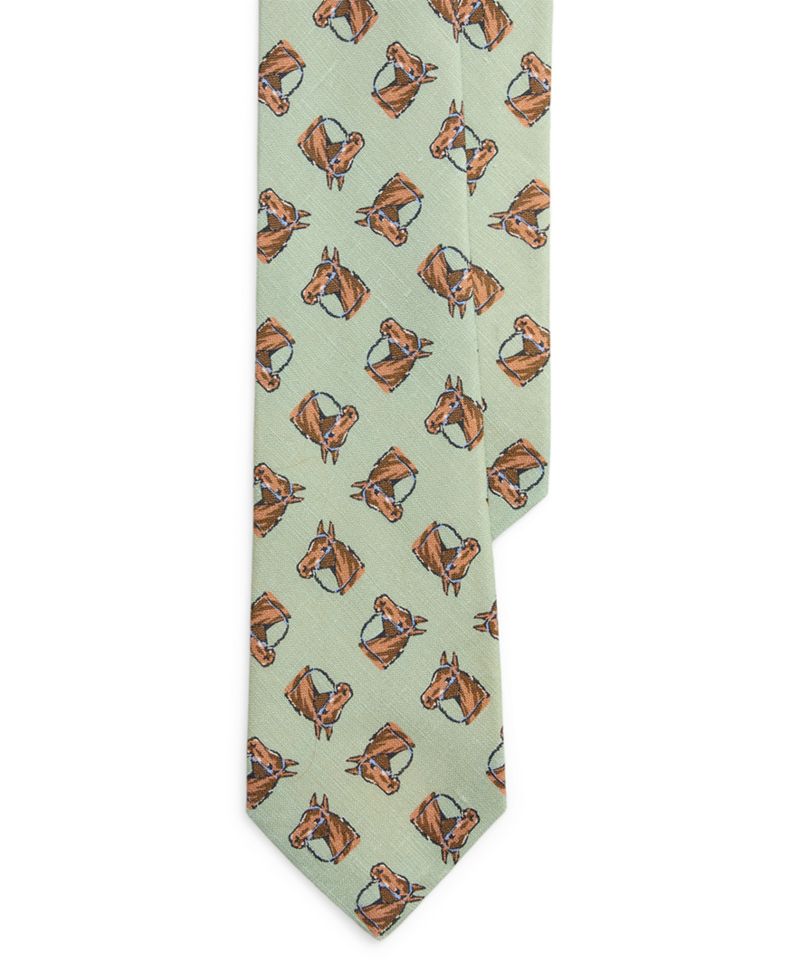 Men's Equestrian Linen Tie