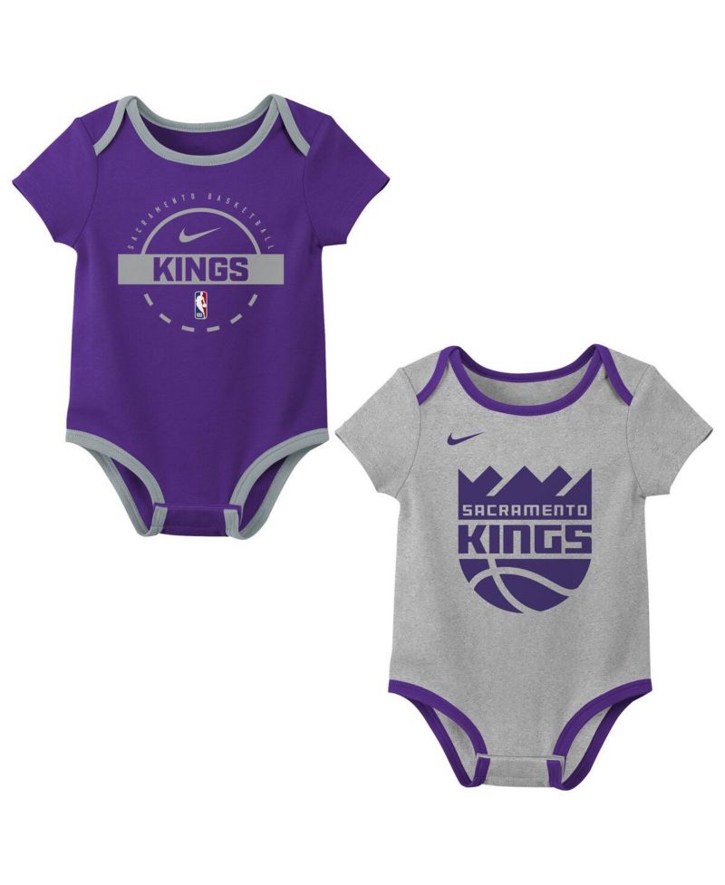 Baby Boys and Girls 3-Piece Sacramento Kings Two-Piece Bodysuit Set