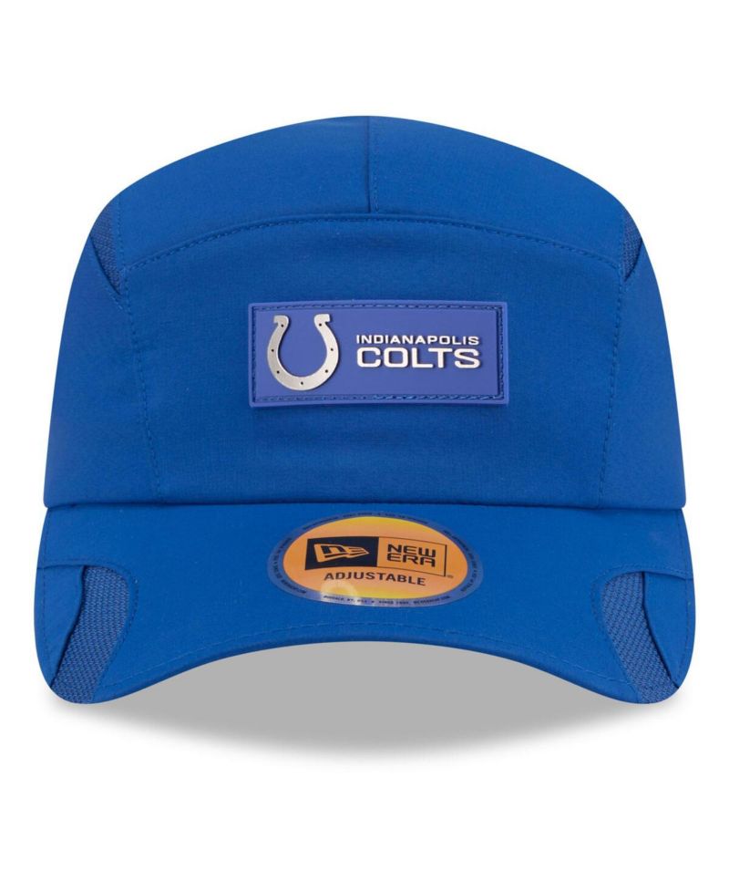 Men's Royal Indianapolis Colts 2025 Sideline Runner Adjustable Hat