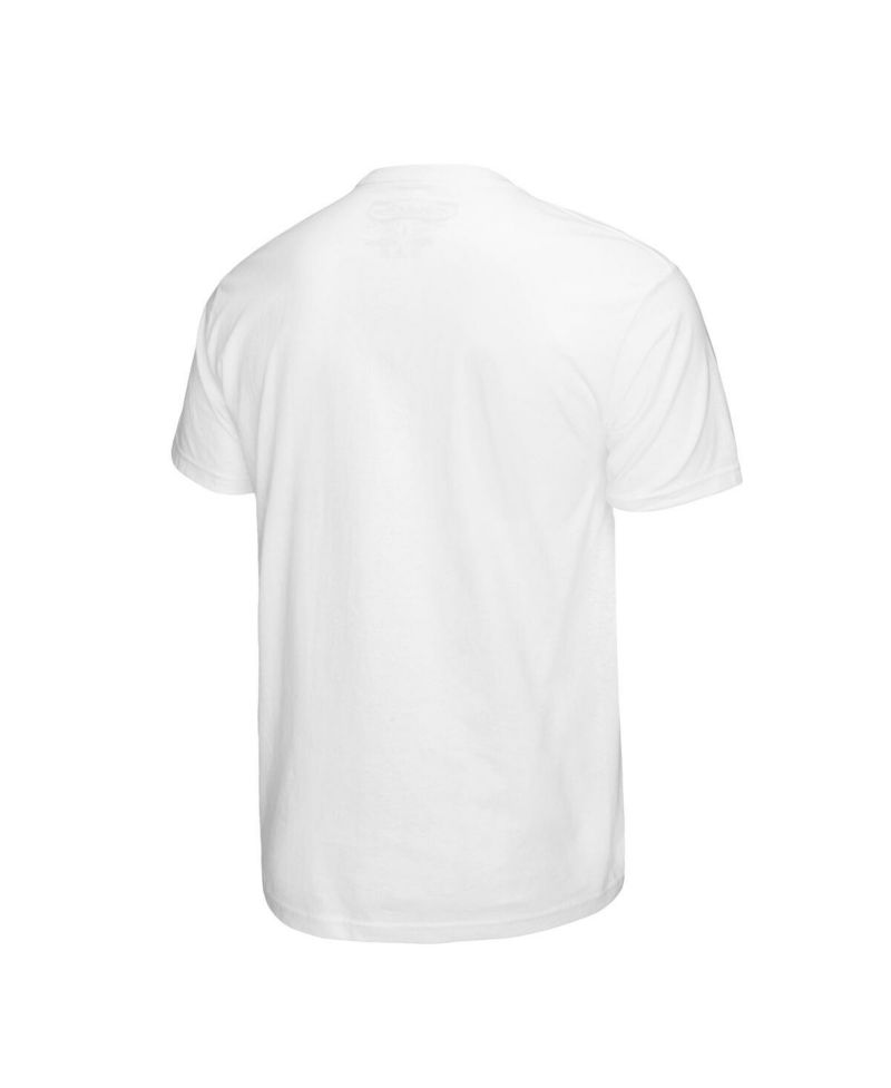 Men's Larry Bird White Boston Celtics Commemorative Collage T-Shirt