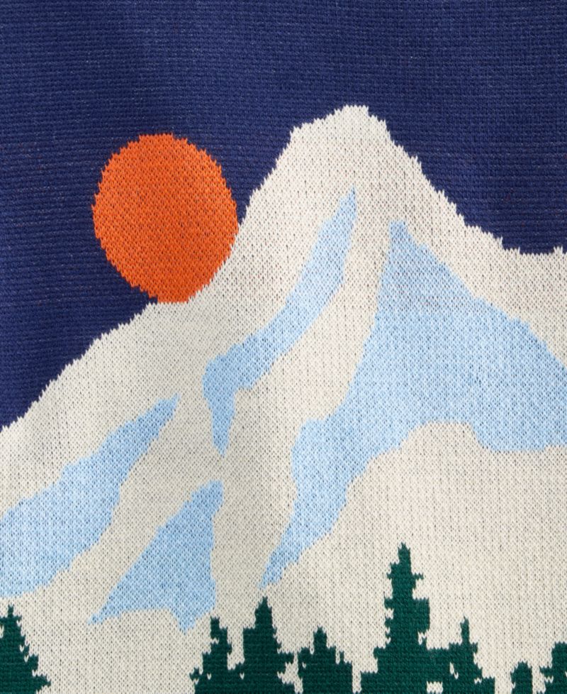 Boys' XS-XL Long-Sleeve Mountain Sweater