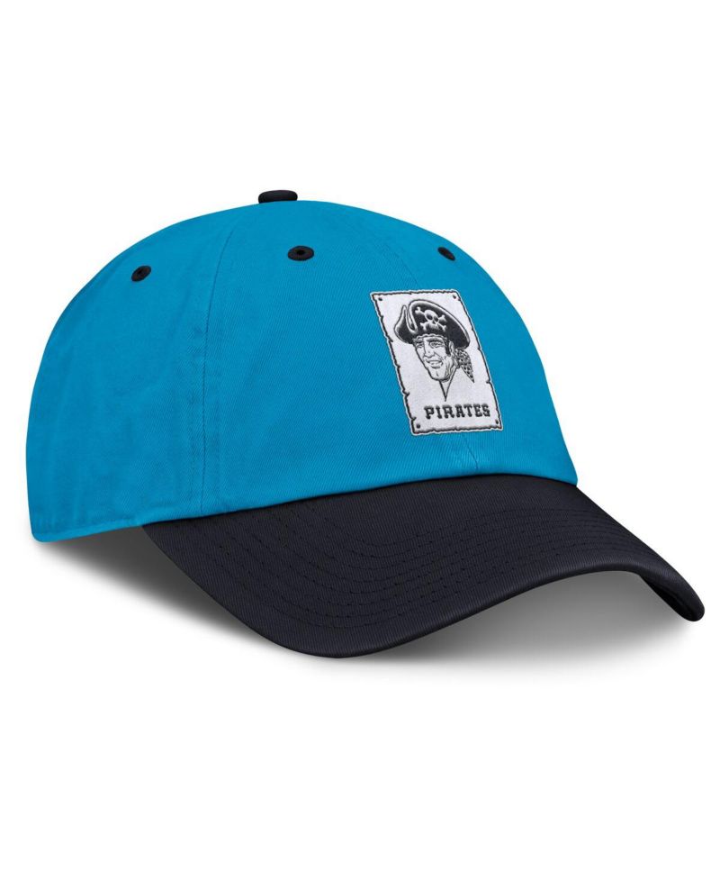 Men's Blue/Navy Pittsburgh Pirates Neon 90s Club Adjustable Hat