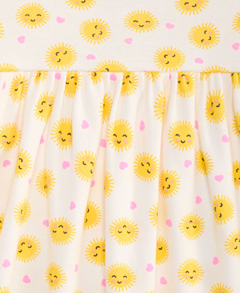 Baby Girls' 0M-24M Sun Heart-Print Dress