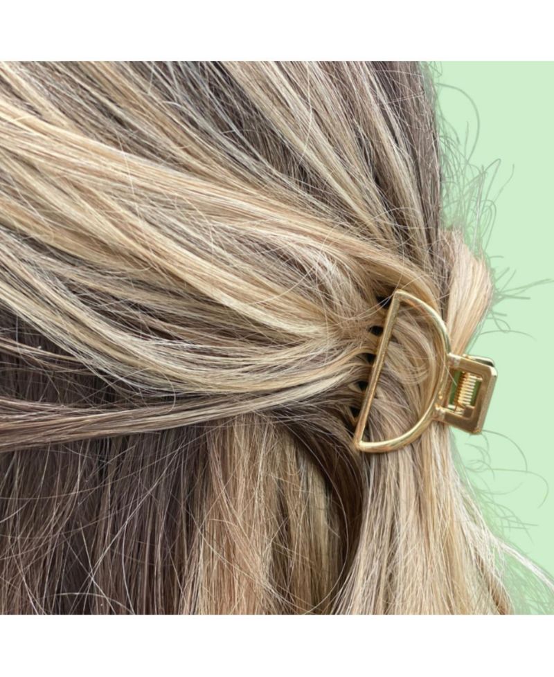 Claw Clip Set of 2 - Pretty Gold