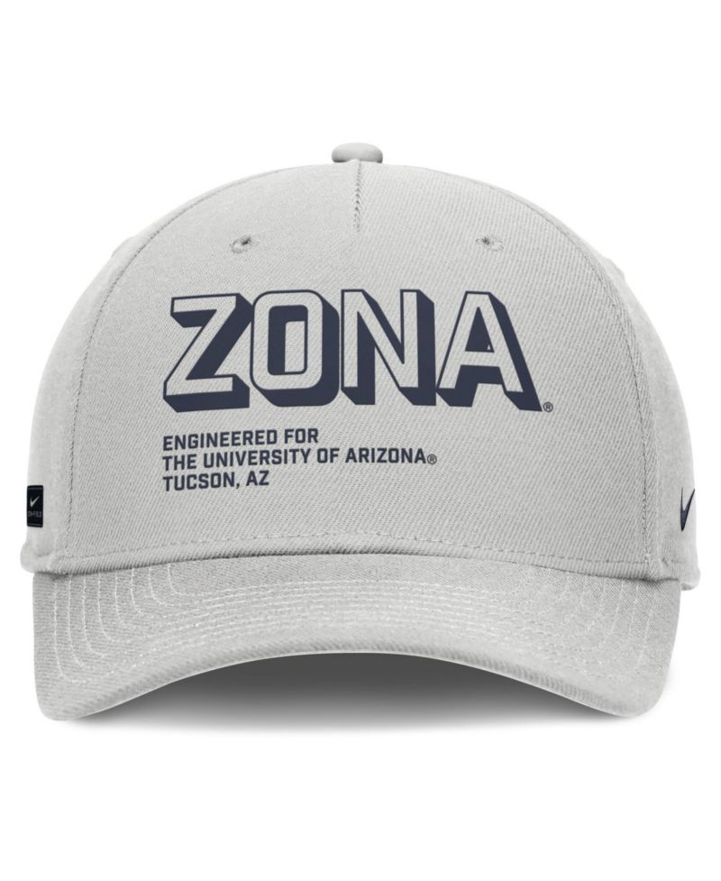 Men's Gray Arizona Wildcats 2025 Sideline Dust Pinched Rise Adjustable Hat
