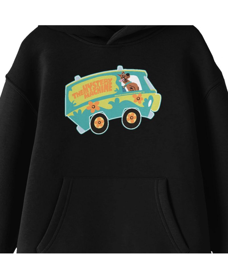 Boys The Mystery Machine Youth Black Graphic Hoodie-Medium