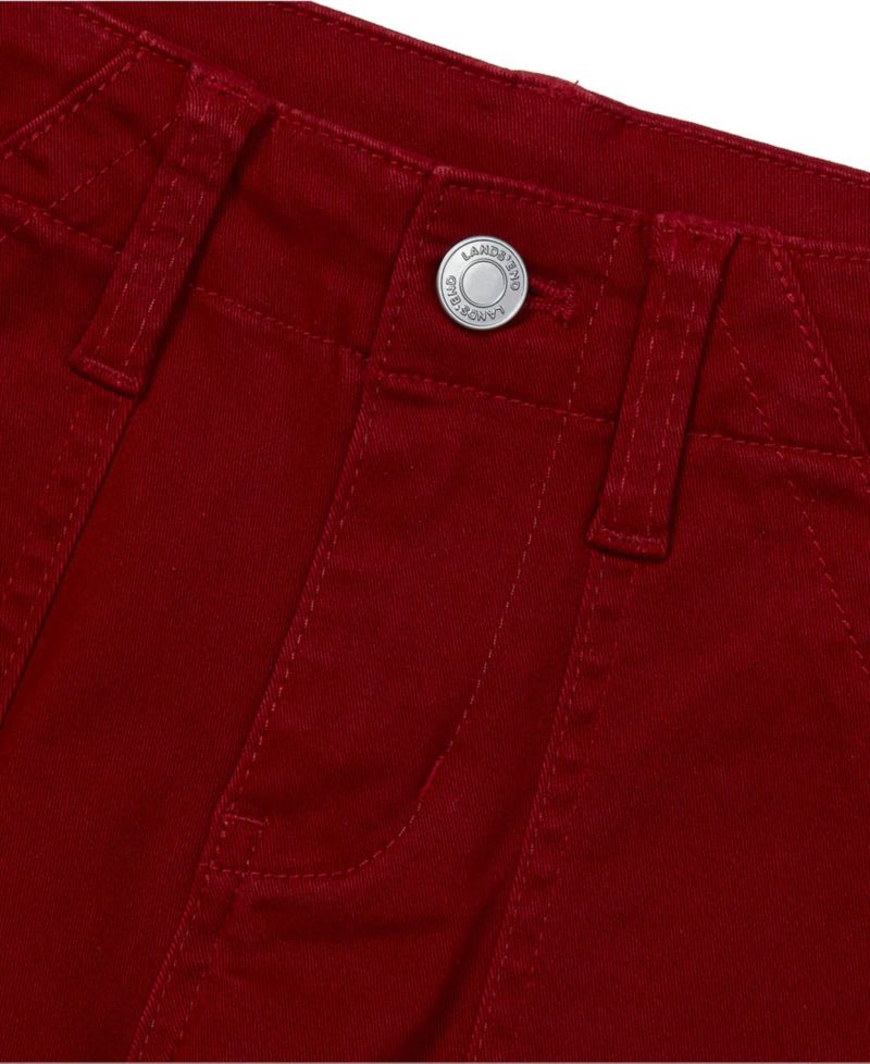 Girls Woven Utility Cargo Pant with Pockets