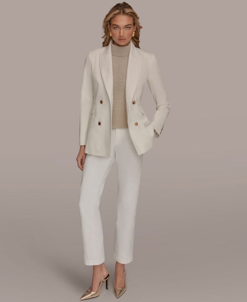 Women's Double Breasted Blazer Jacket