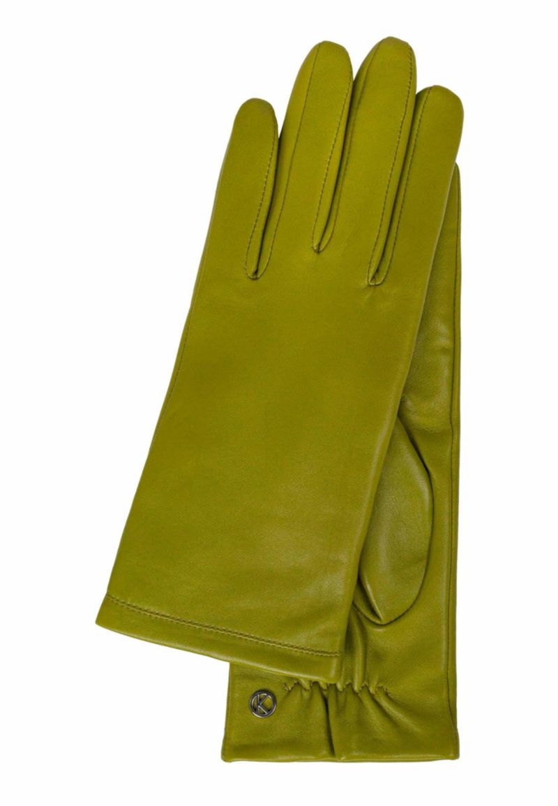 Women`s Premium Lamb Leather Touchscreen Gloves Style Chelsea