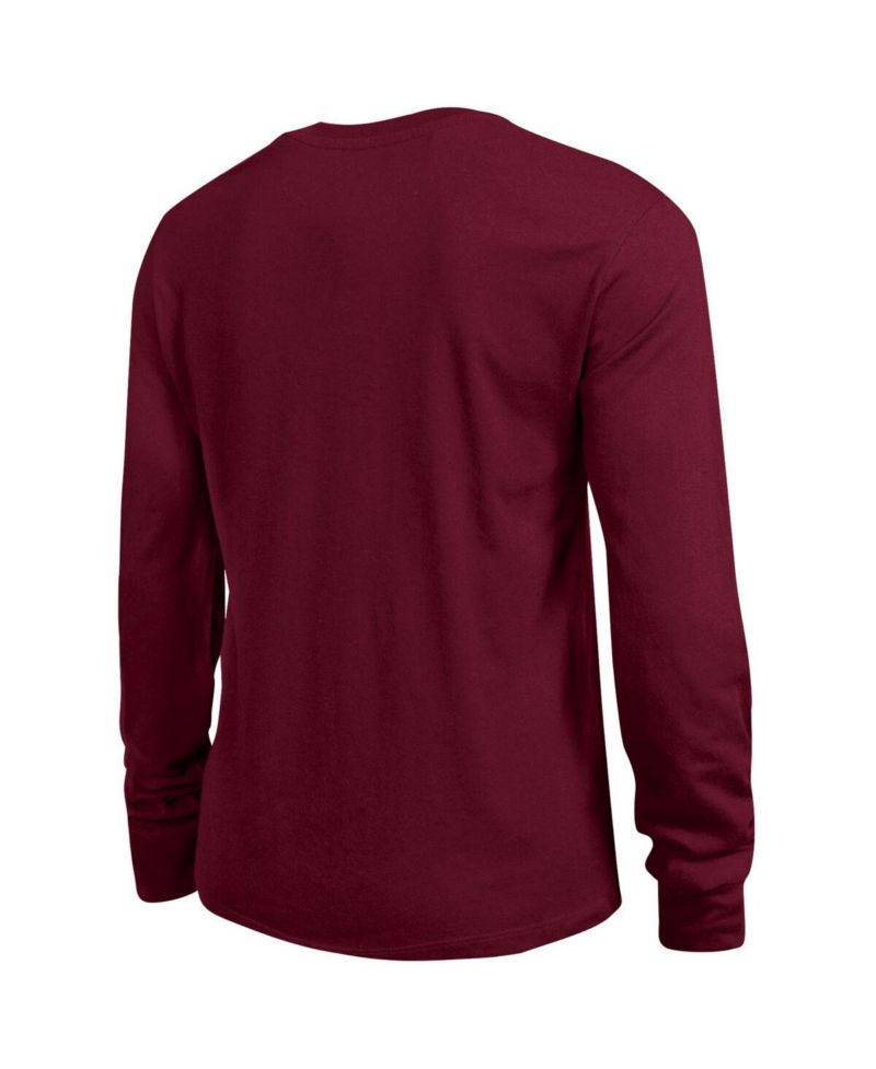 Women's Maroon Texas A & M Aggies Arch Over Logo Long Sleeve T-Shirt