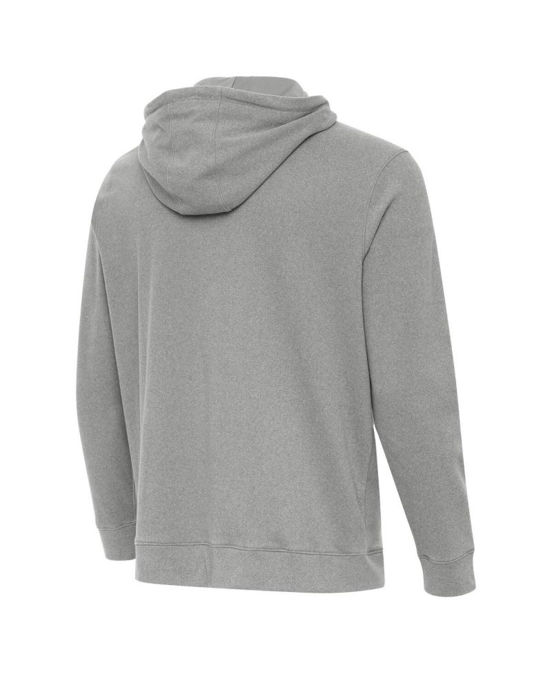 Men's Heather Gray Ohio State Buckeyes Cloud Pullover Hoodie