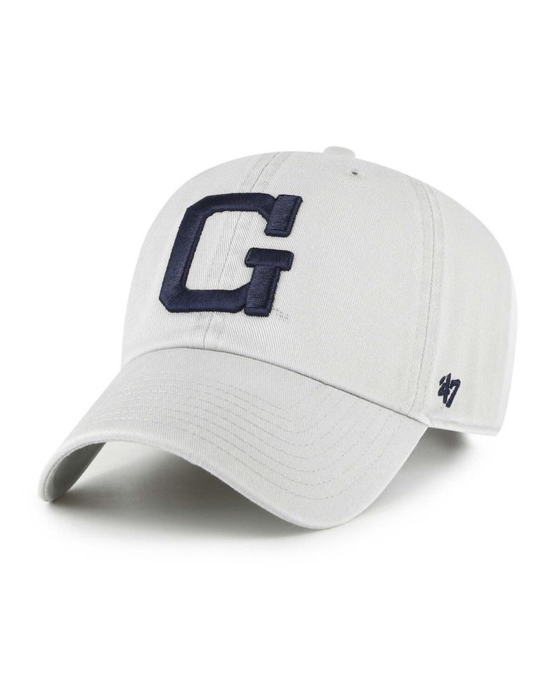 Men's Gray Georgetown Hoyas Vault Clean Up Adjustable Hat
