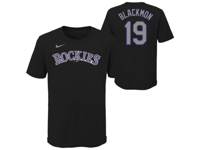 Colorado Rockies Big Boys and Girls Name and Number Player T-shirt - Charlie Blackmon