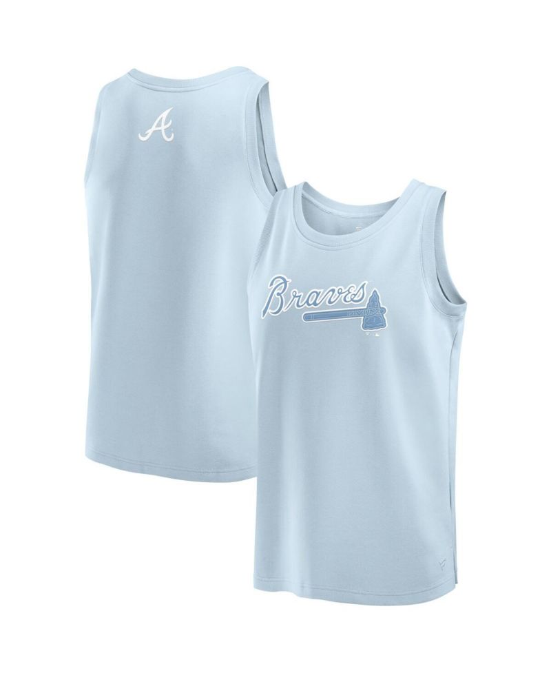 Men's Light Blue Atlanta Braves Elements Tank Top