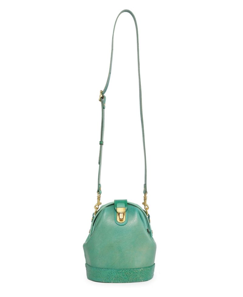 Doctor Mini Leather Bucket Crossbody Bag