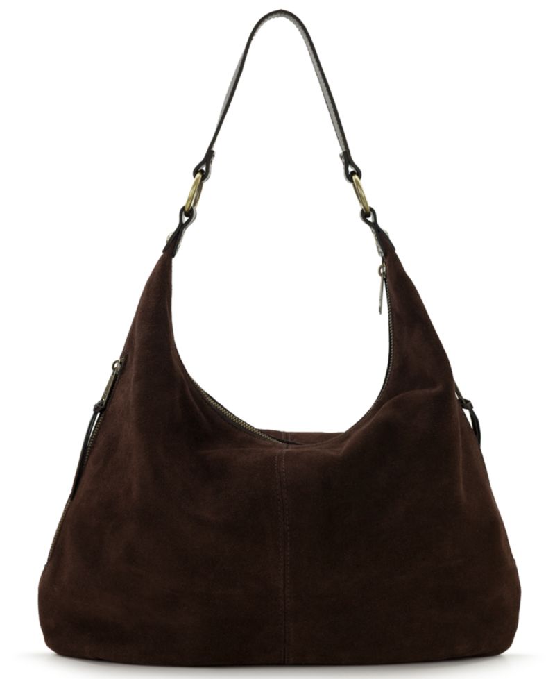 Esther Large Suede Hobo Handbag