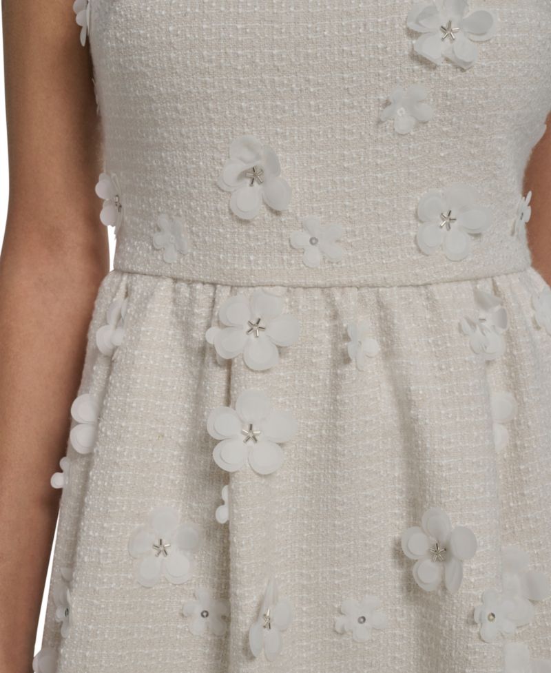 Petite Scoop Neck Short Dress