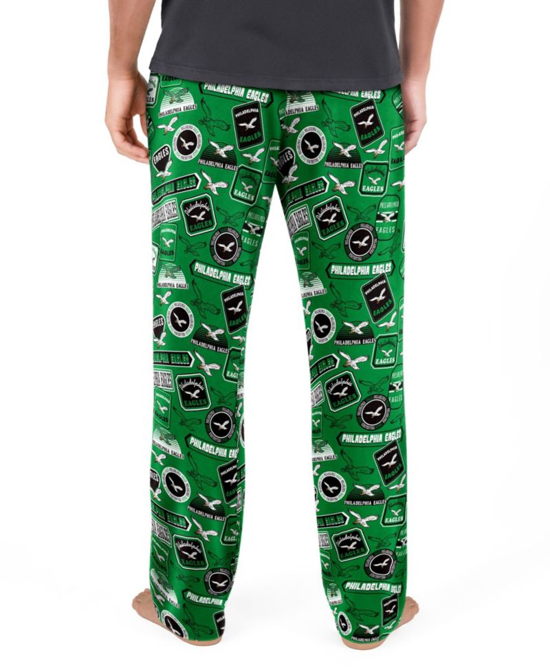Men's Kelly Green Philadelphia Eagles Throwback Logo Grady Pants