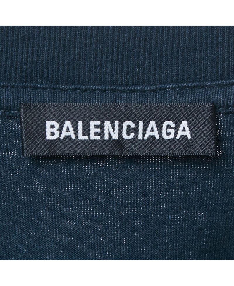 Men's Navy Blue Logo Embroidered Cotton T-Shirt