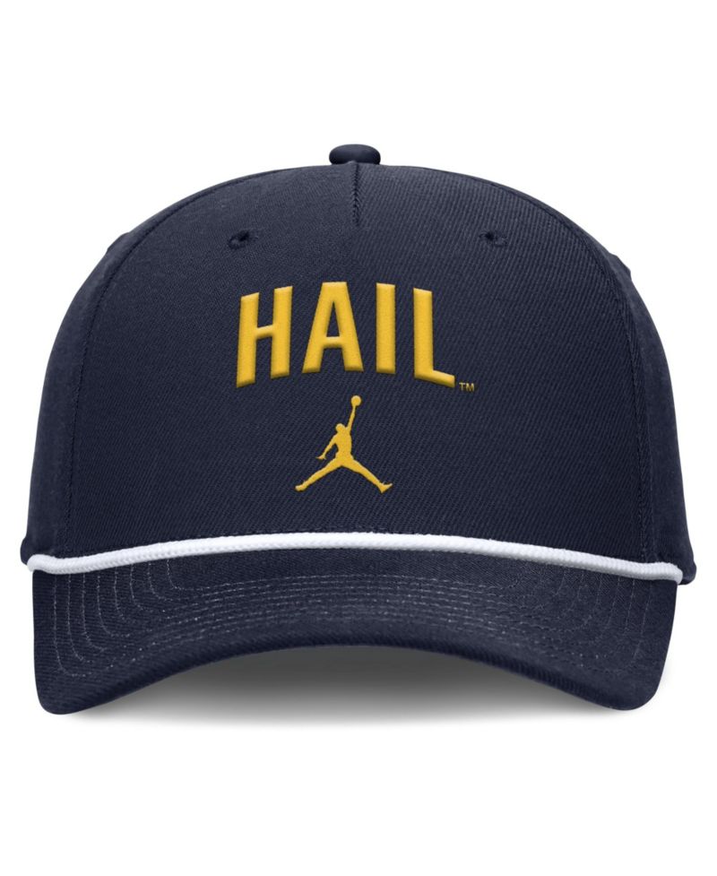 Men's Navy Michigan Wolverines Rise Campus Adjustable Hat
