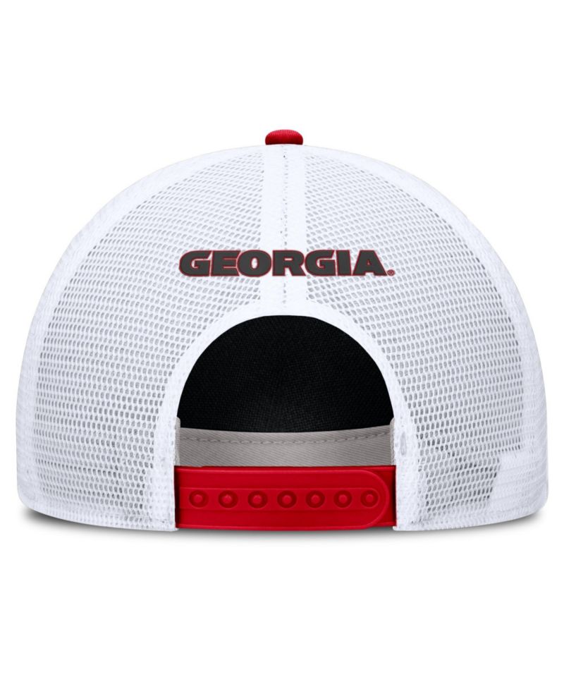 Men's and Women's Red Georgia Bulldogs 2026 On-Field Gameday Rope Trucker Adjustable Hat