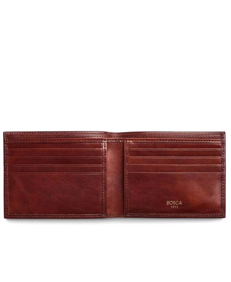 Men's Old Leather 8 Pocket Wallet RFID