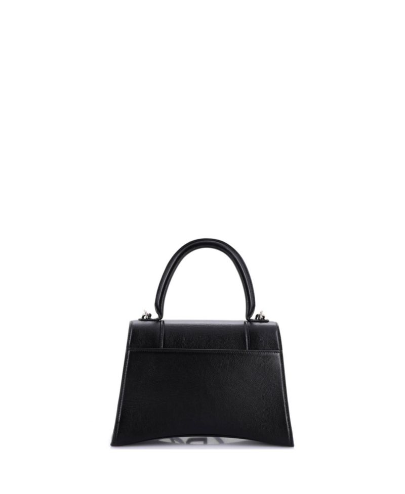 Medium Hourglass Top Handle Bag Leather