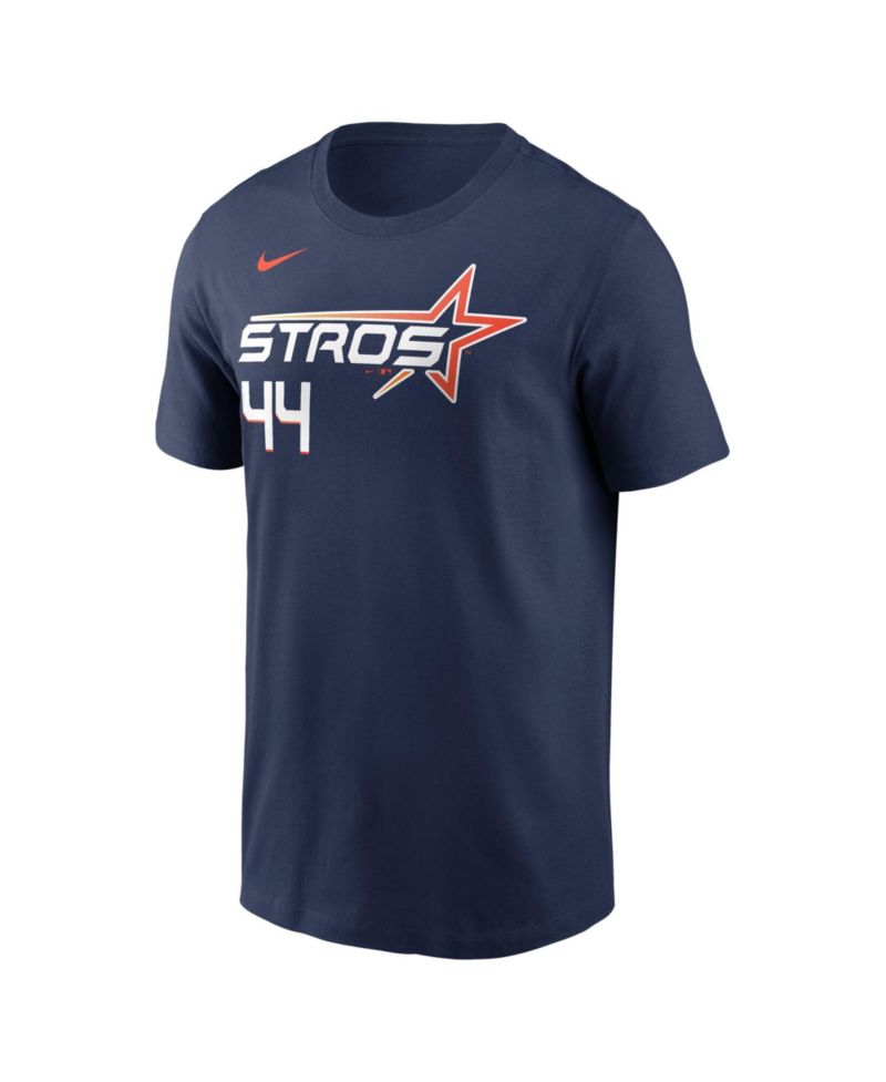Men's Yordan Alvarez Navy Houston Astros City Connect Name Number T-Shirt