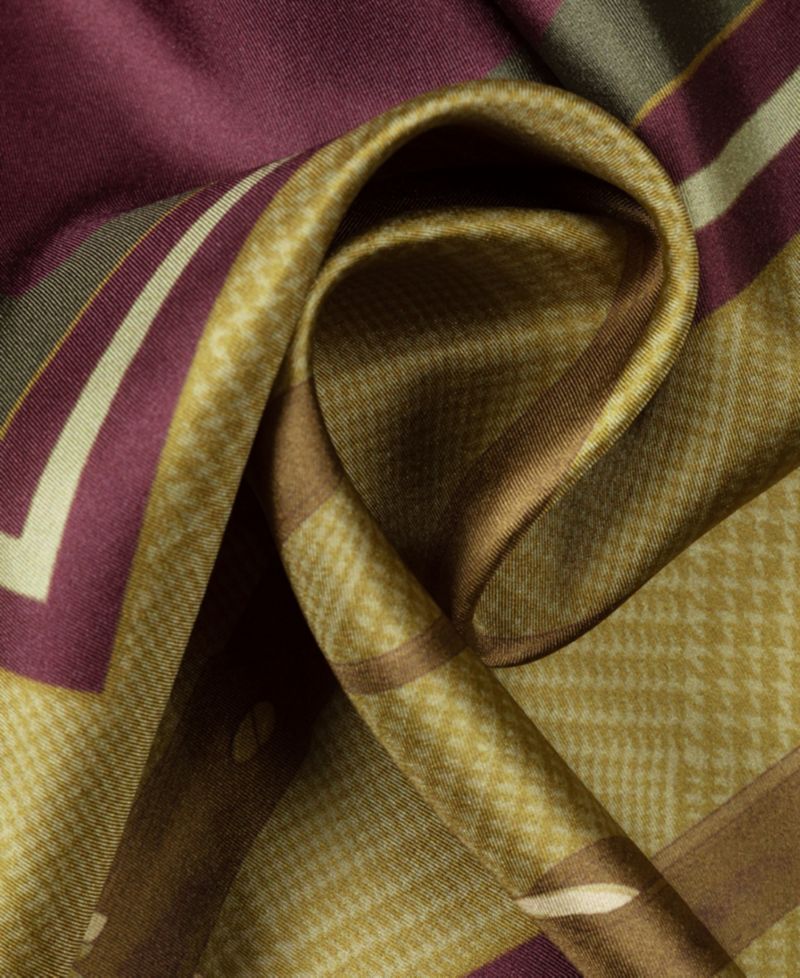 Equestrian Glenplaid Square Scarf
