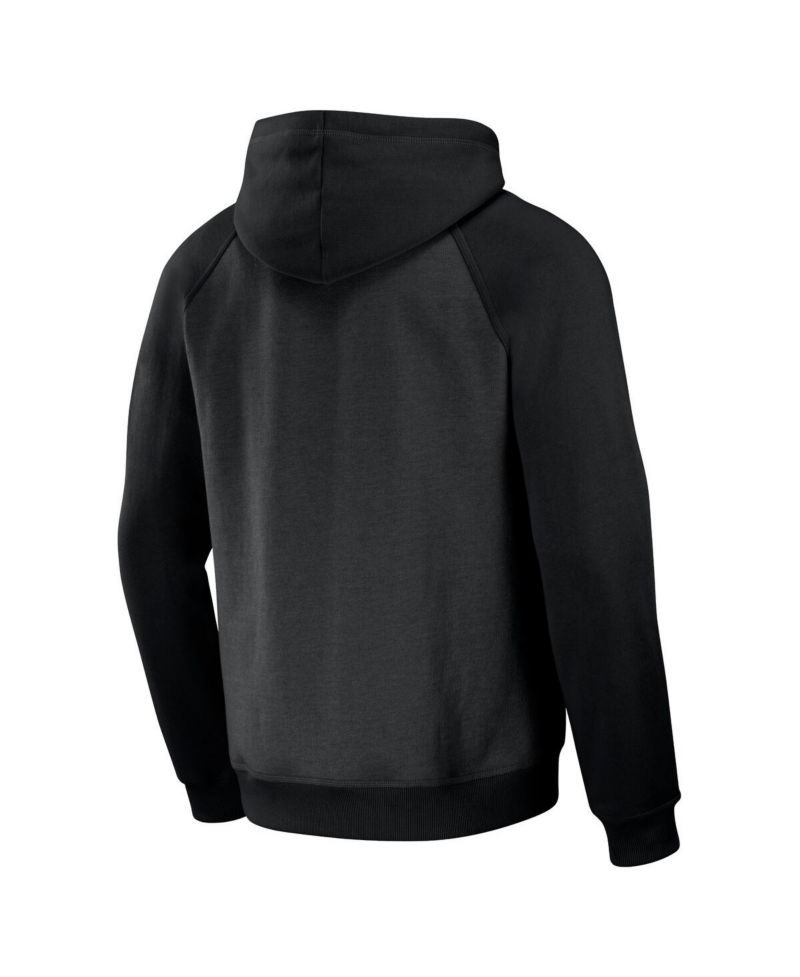 Men's Darius Rucker Collection by Black Chicago White Sox Raglan Full-Zip Hoodie