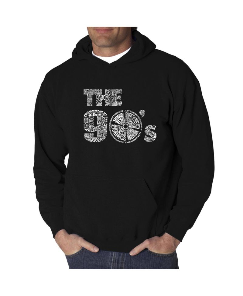 Men's Word Art Hoodie - The 90's