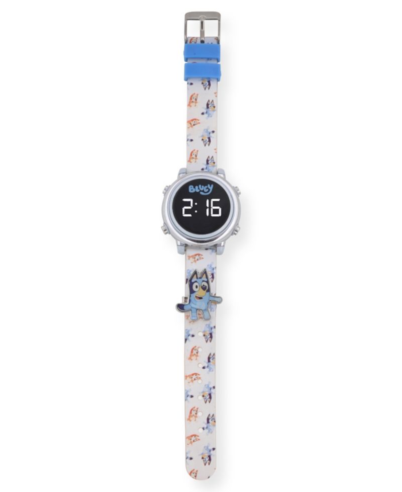Unisex White Silicone Strap LED Touchscreen Watch