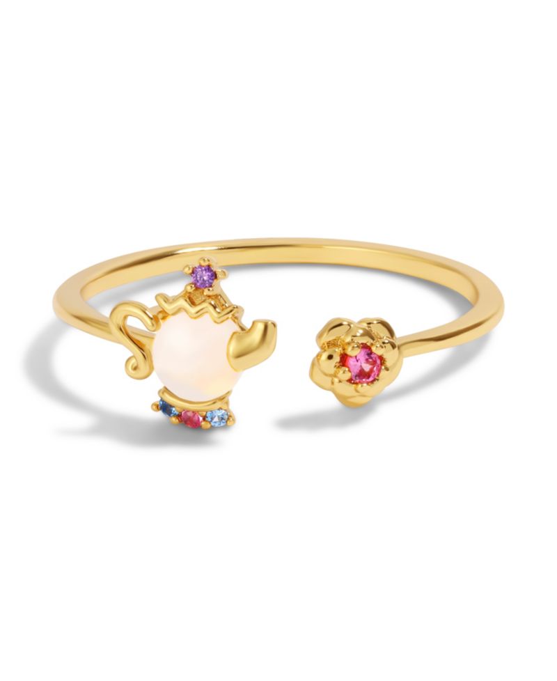 Disney Multi-Color Beauty the Beast Mrs. Potts Ring