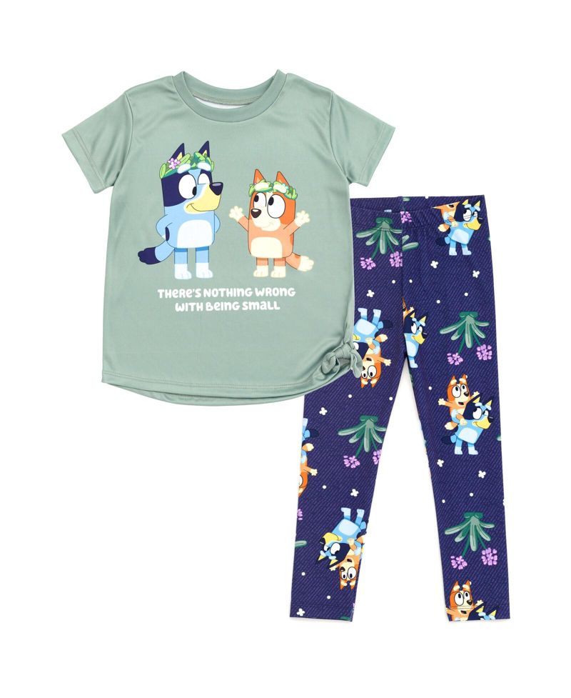 Girls T-Shirt and Leggings Outfit Set